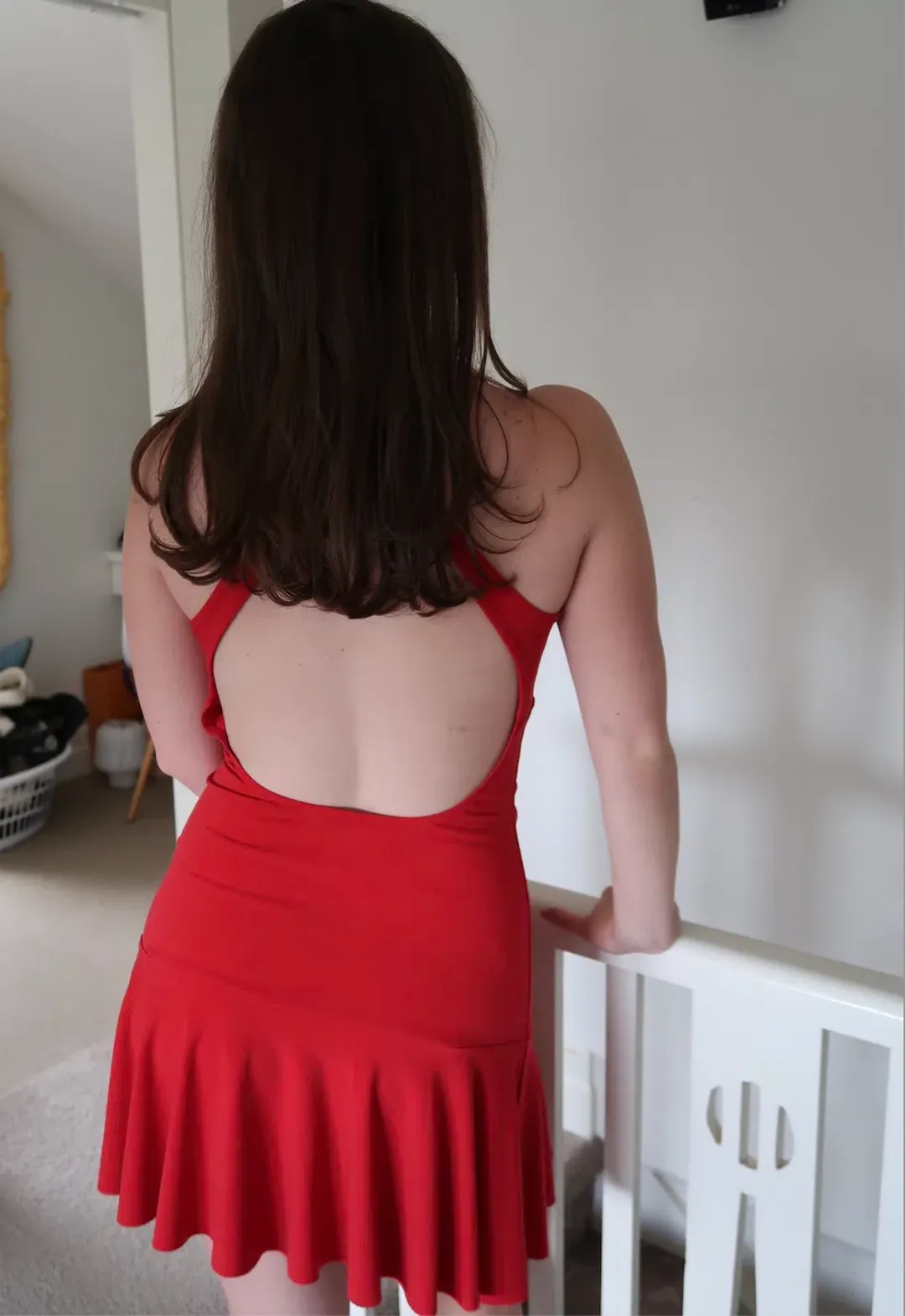 Quba The Scarlett Mini Dress Red Size 10 for rent on The Volte - main image