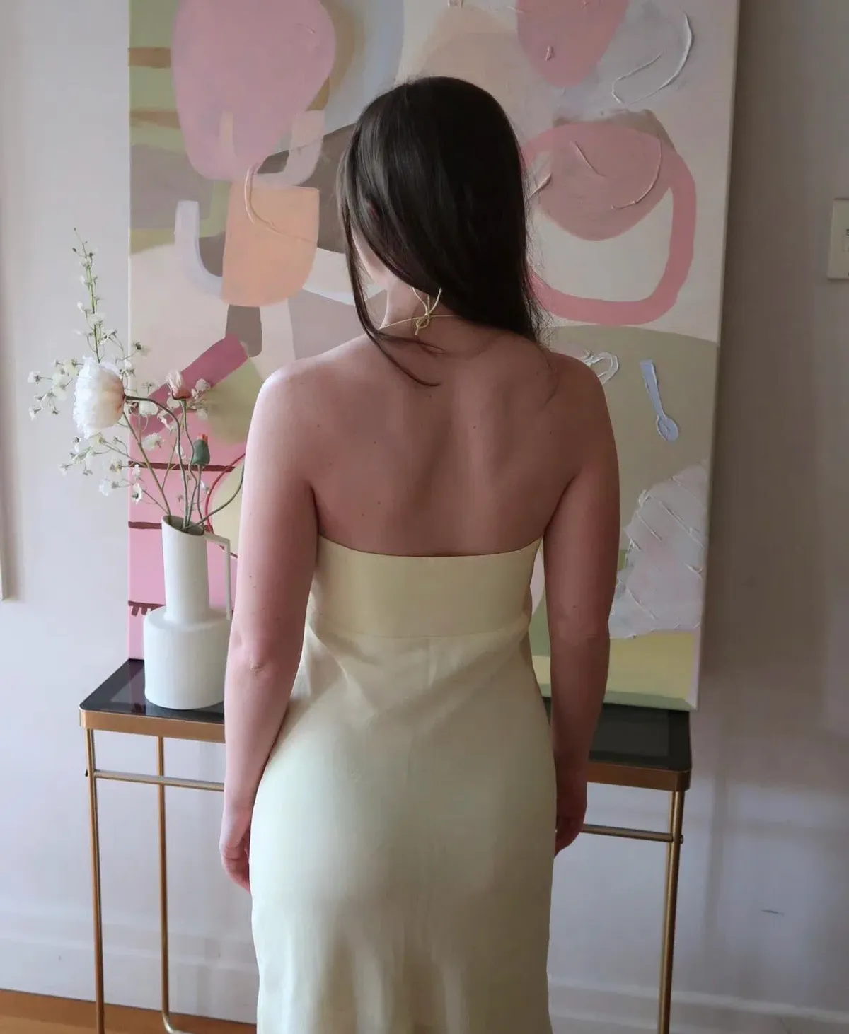 Studibaker The Lemon Midi Dress Yellow Size 8 - Image 4