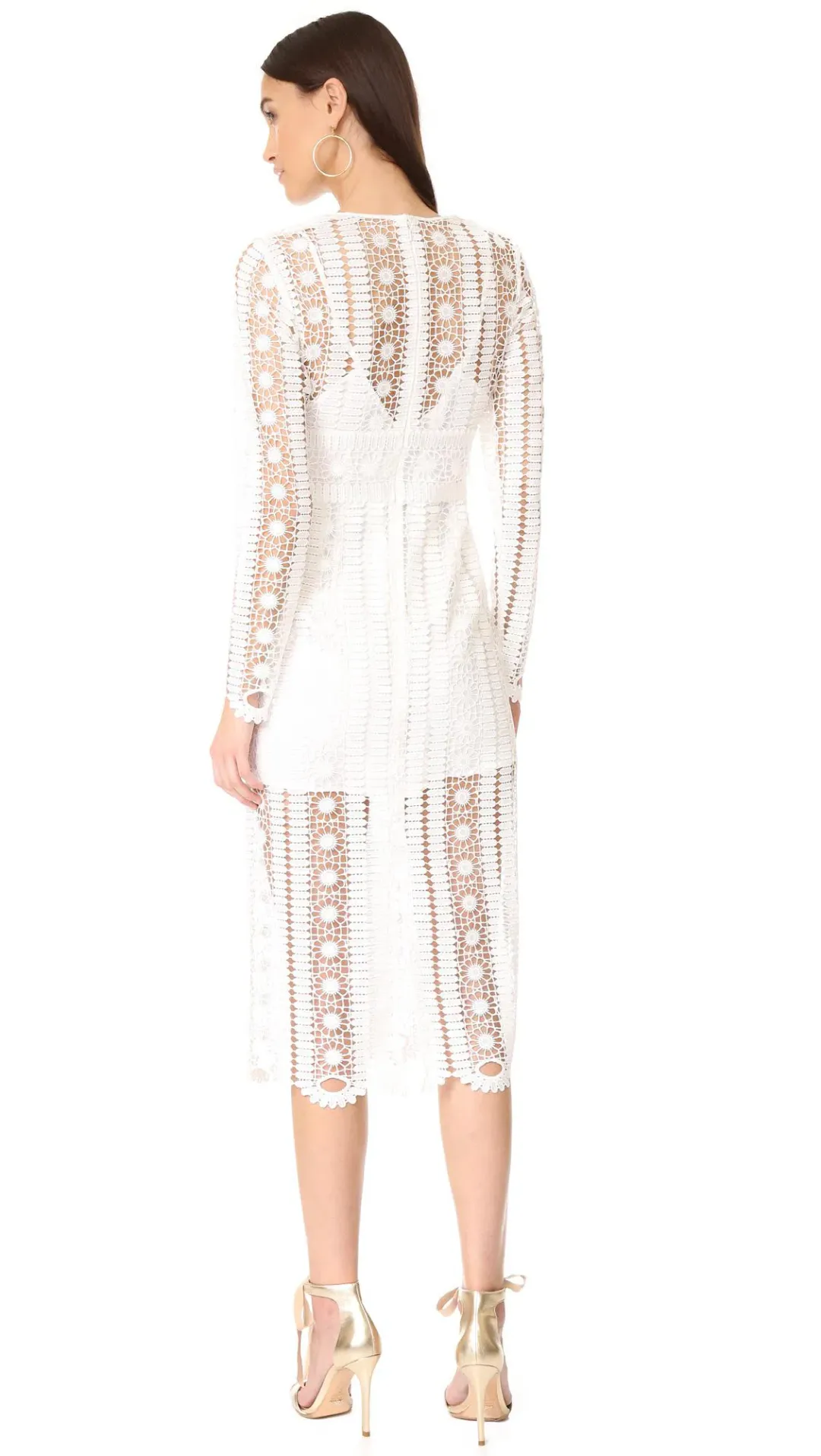 Alice McCall Diamond Dancer Like A Dream Lace Dress White Size 6 for rent on The Volte - main image