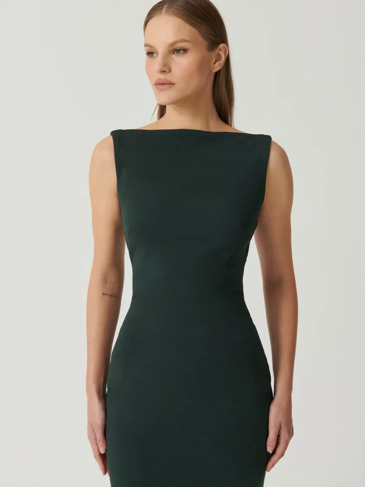 Effie Kats Verona Gown Sacremento Green Size S / AU 8 - Image 4