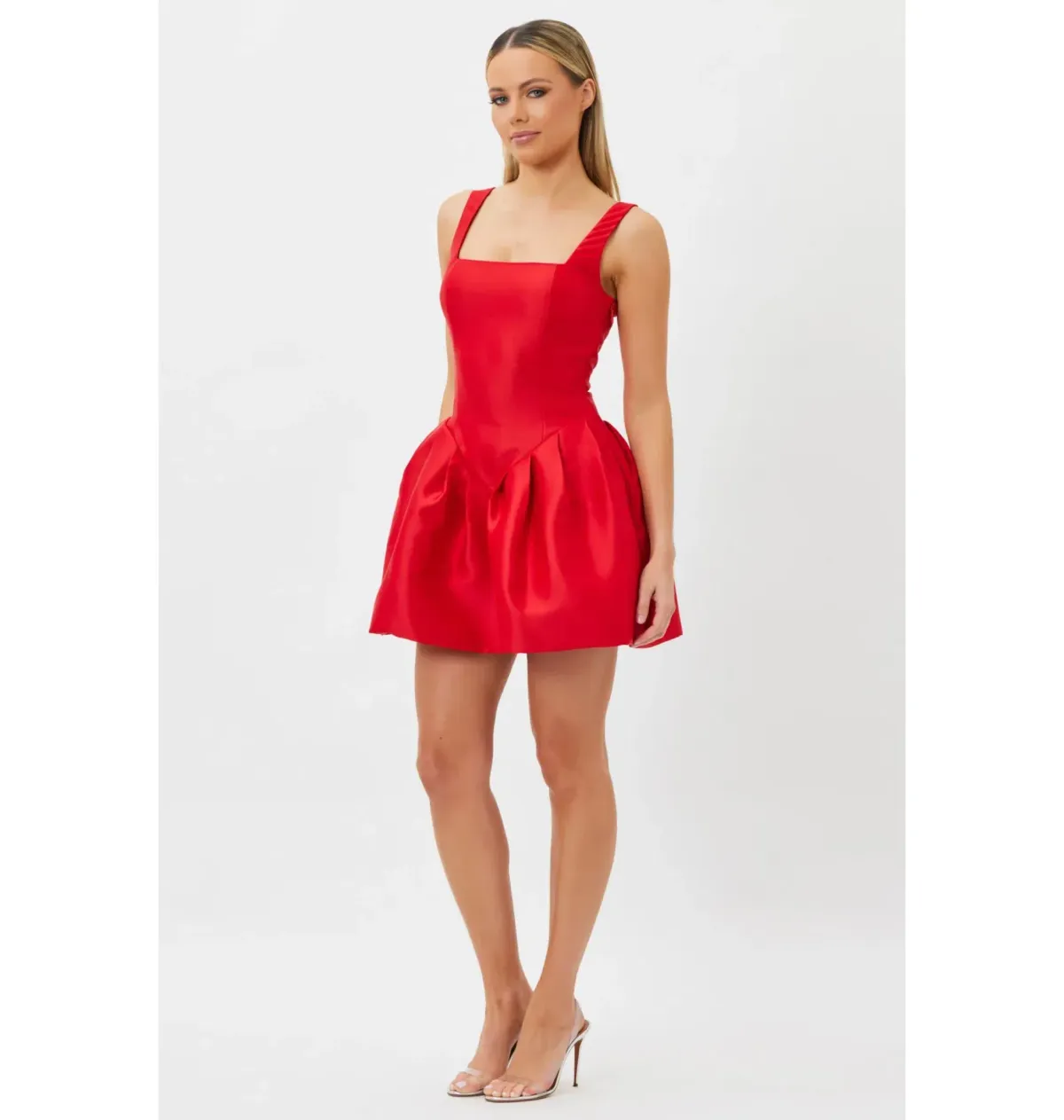 Bianca & Bridgett Alba Mini Dress Red Size AU 10 - Image 2
