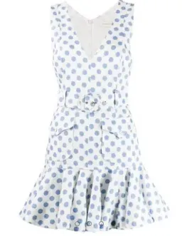 Zimmermann Super Eight Safari Mini Dress Polka Dots Size 1 / AU 10 for rent on The Volte - image 4