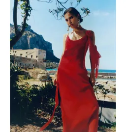 Rat & Boa Sirena Maxi Dress in Red Size M / AU 10 for rent on The Volte - image 3