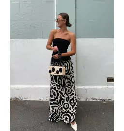 The Wolf Gang Alyss Maxi Dress Print Size AU 12 for rent on The Volte - image 4