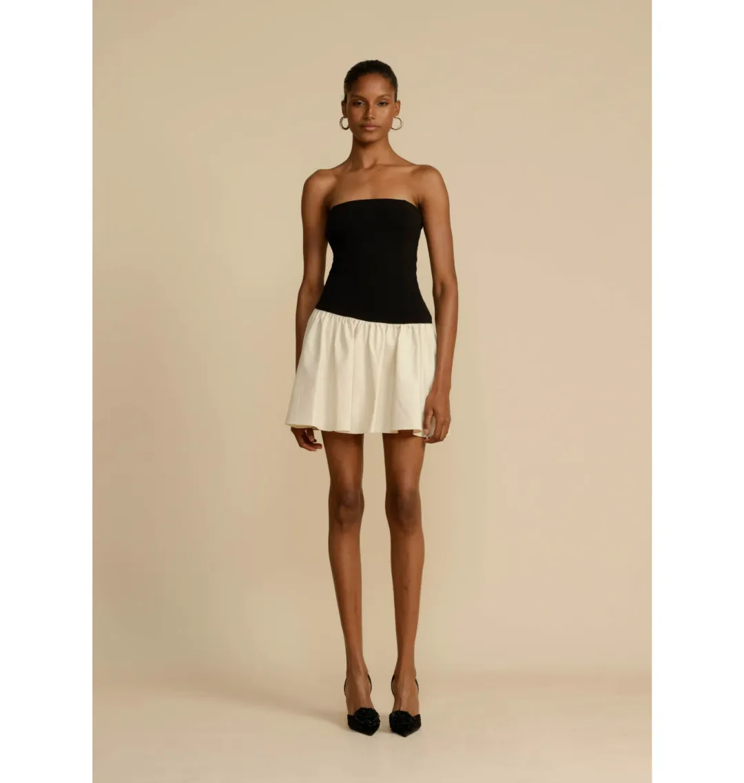 Arcina Ori Celine Dress Black/Cream Size M / AU 10 for rent on The Volte - main image