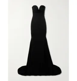 Alex Perry Strapless Sweetheart Drape Gown Black Size AU 8 for rent on The Volte - image 9