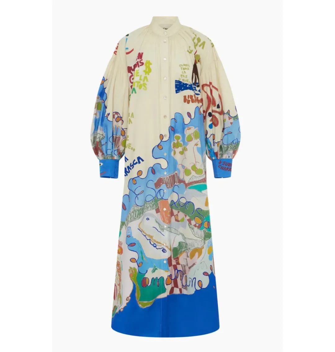 Alemais Nadia Shirtdress Multi Size AU 14 for rent on The Volte - main image