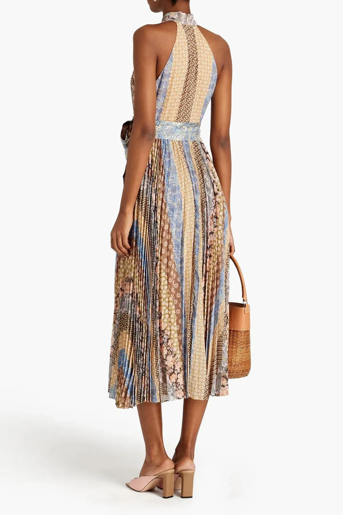 Zimmermann The Zimmerman Sunray Picnic Dress in Tiled Stripe Size 3/AU 14 - Image 2
