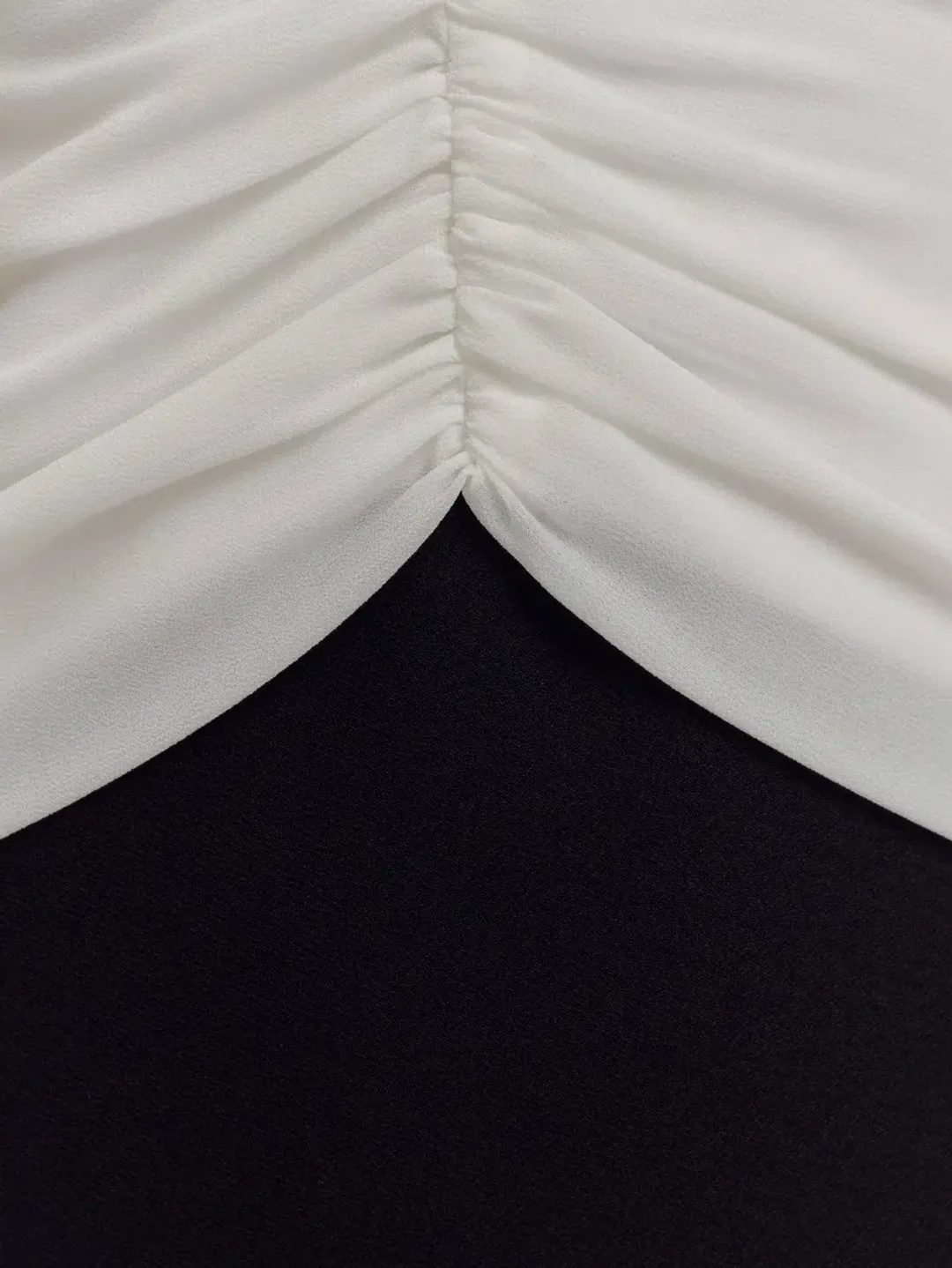 MESHKI Monique Contrast Maxi Dress Black White Size /Au12 for rent on The Volte - main image