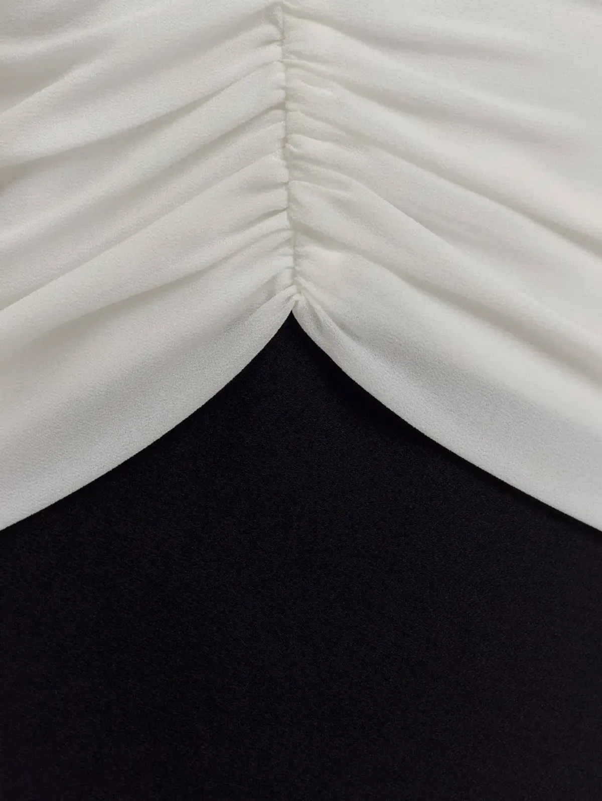 MESHKI Monique Contrast Maxi Dress Black White Size /Au12 - Image 4