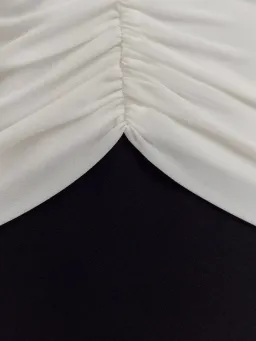 MESHKI Monique Contrast Maxi Dress Black White Size /Au12 for rent on The Volte - image 4