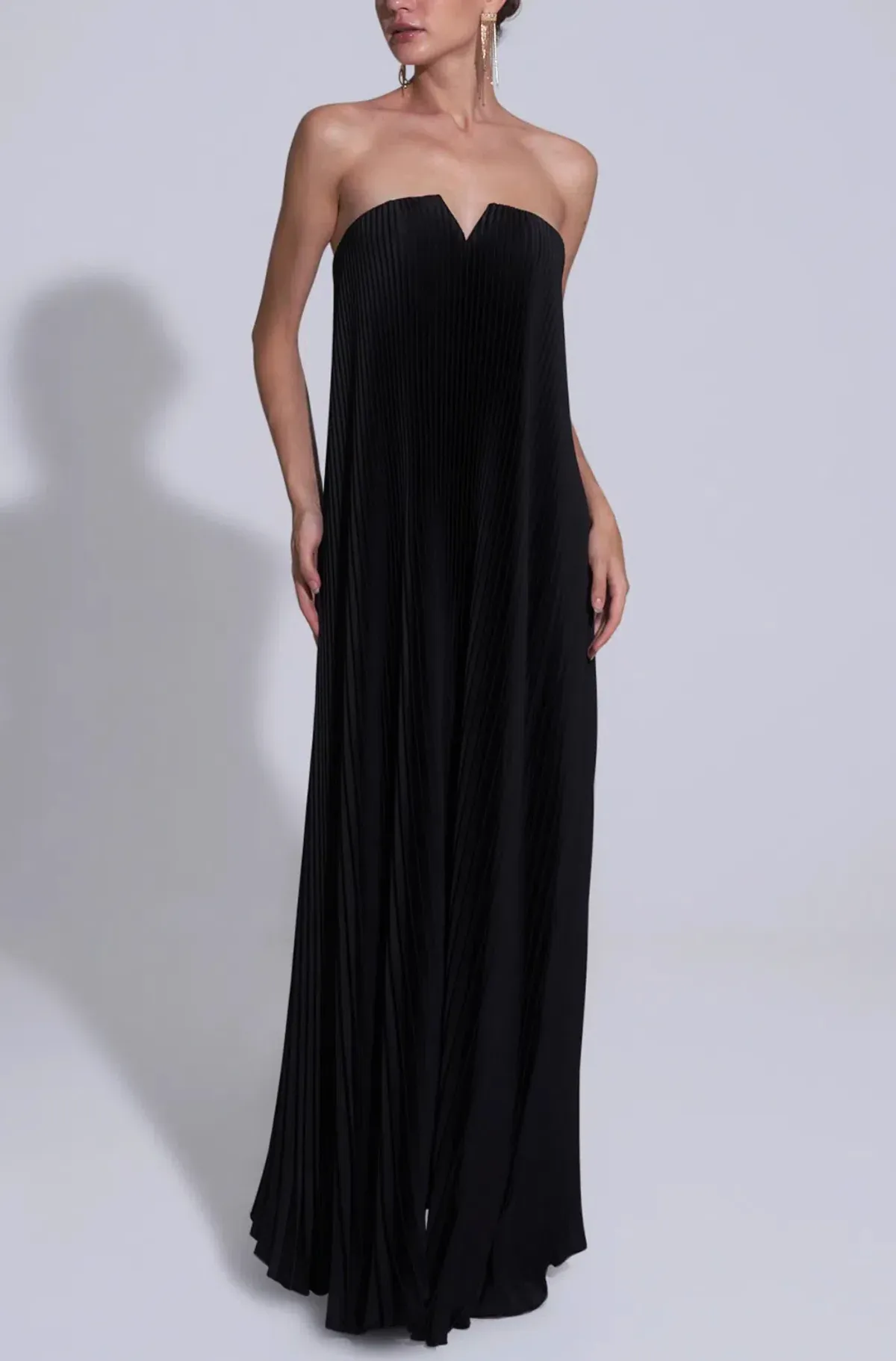 L'Idee Black Tie Gown Black Size 10 - Image 4
