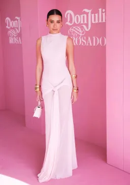 Effie Kats Roza Maxi Dress in Petal Pink Size S / AU 8 for rent on The Volte - image 1