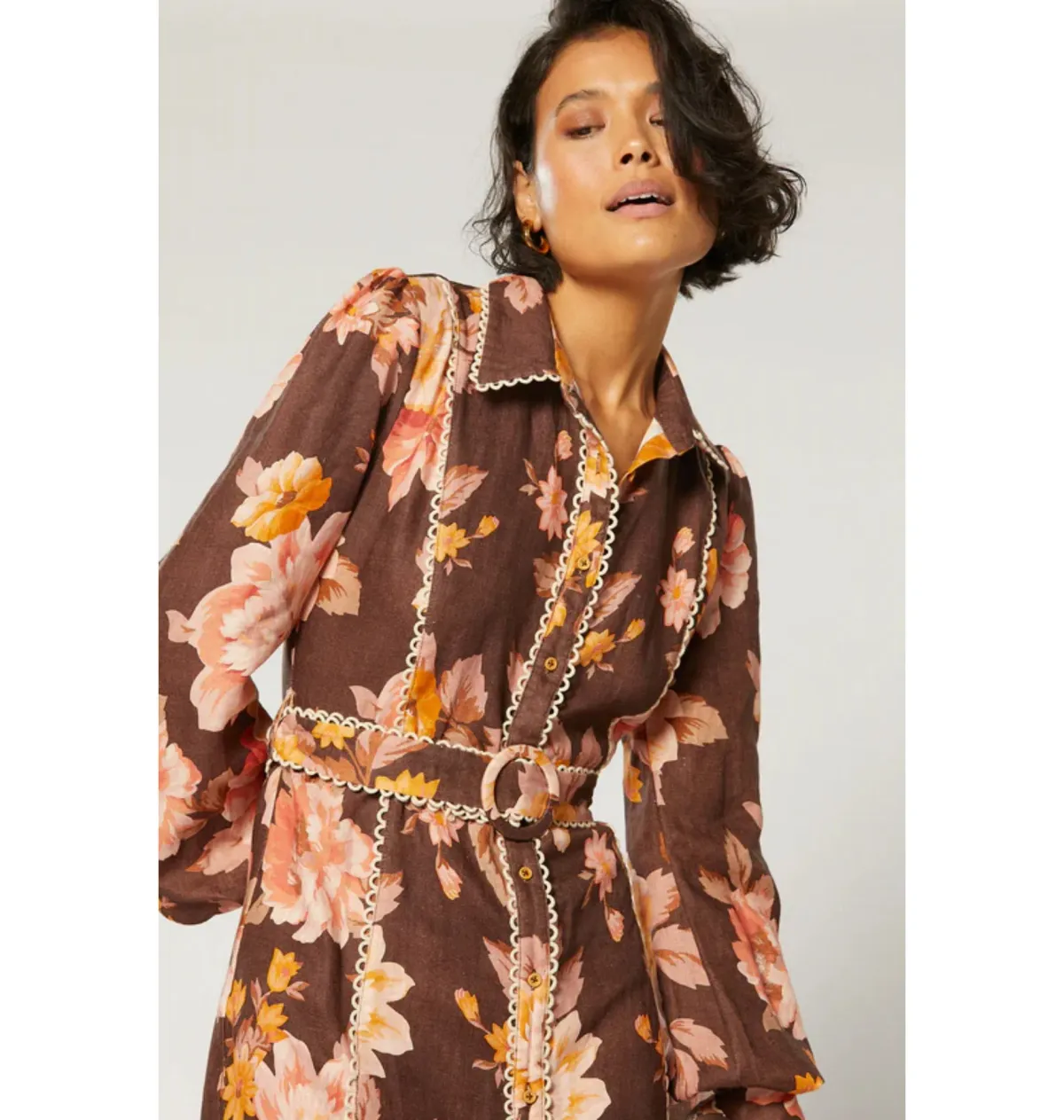 Winona Dahlia Button Maxi Dress Floral Size AU 12 - Image 2