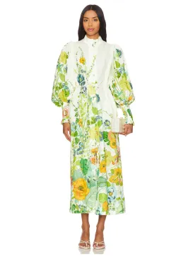 Alemais Zhivago Constance Shirt Dress Floral Size 16 for rent on The Volte - image 1