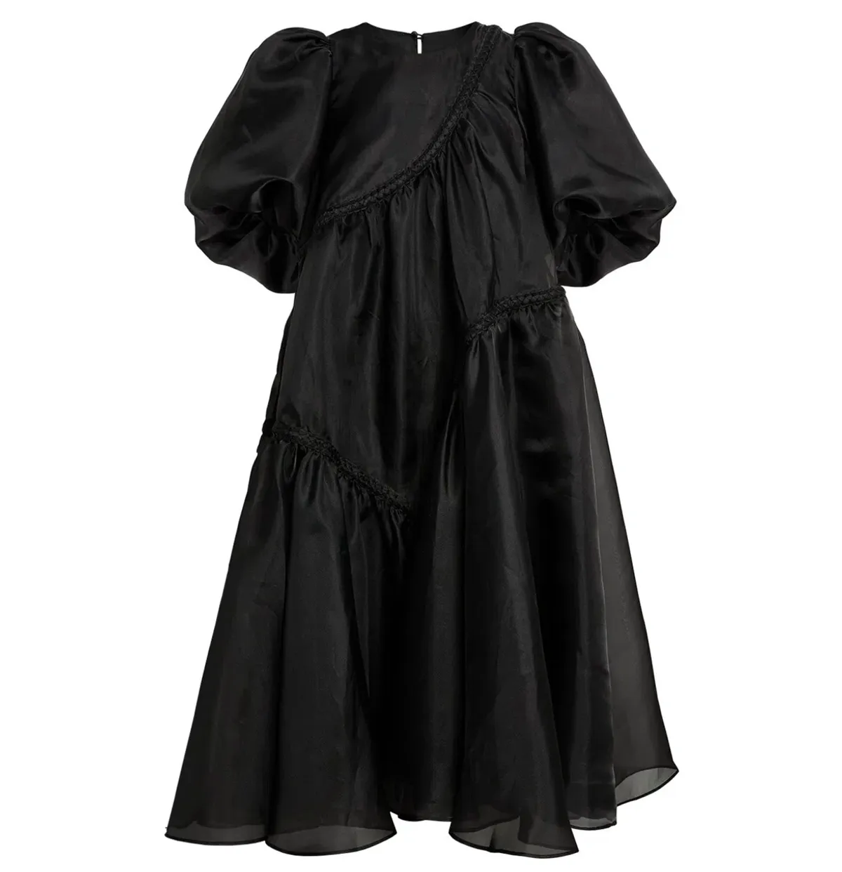 Aje Riviera Braided Midi Dress Black Size 6 - Image 5