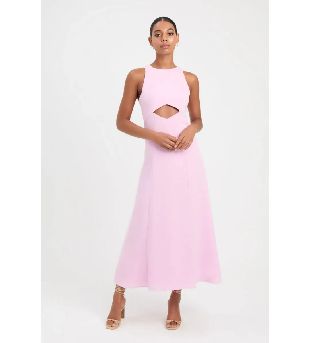 Kookai Hayman Diamond Dress Lilac Rose Size 36/AU 8 for rent on The Volte - main image