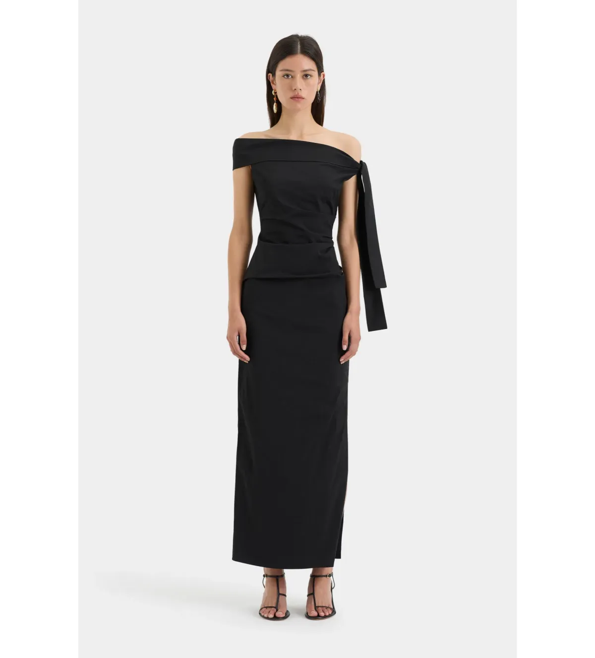 Sir the Label Dahlia Gown Black Size 12 - Image 1