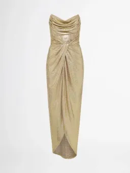 Sheike Cosmopolitan Dress in Gold Size 14 for rent on The Volte - image 7