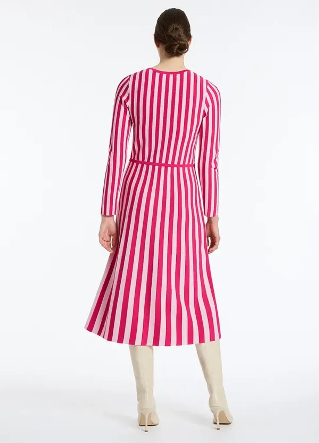 David Lawrence Elodie Knit Dress in Pink Size AU 10 for rent on The Volte - main image