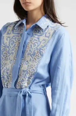 Alemais Arion Mini Dress Cornflower Blue Size AU 10 for rent on The Volte - image 15