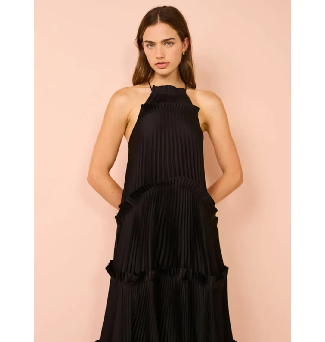 Acler Bassett Gown in Black Size AU 8 for rent on The Volte - main image