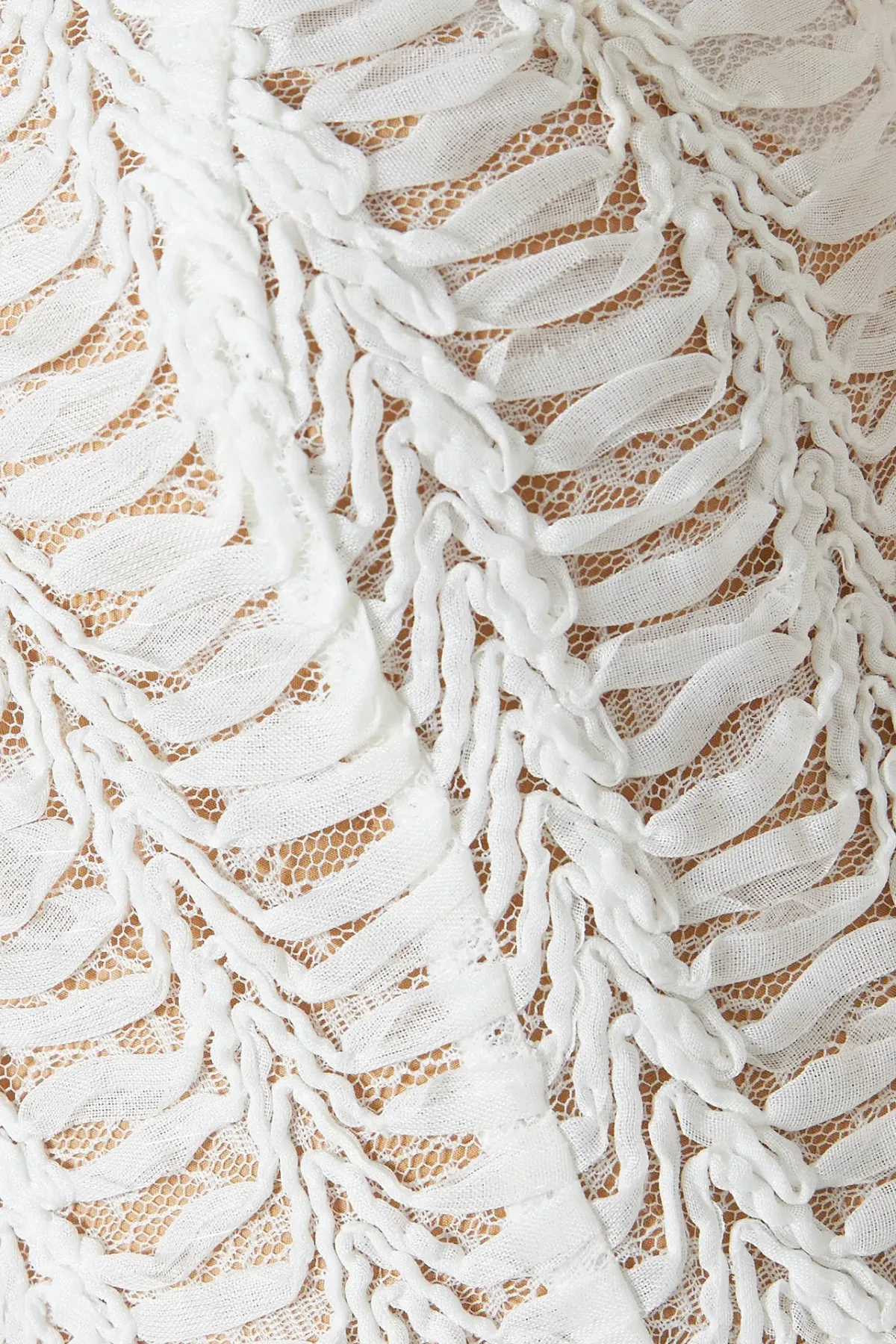 Elliatt Malina Lace Tulle Midi Dress in Ivory Size S / AU 8 - Image 4