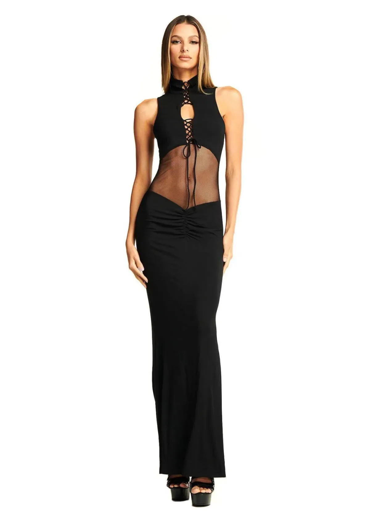 I AM GIA Lassona Maxi Dress Black Size XS / AU 6 for rent on The Volte - main image