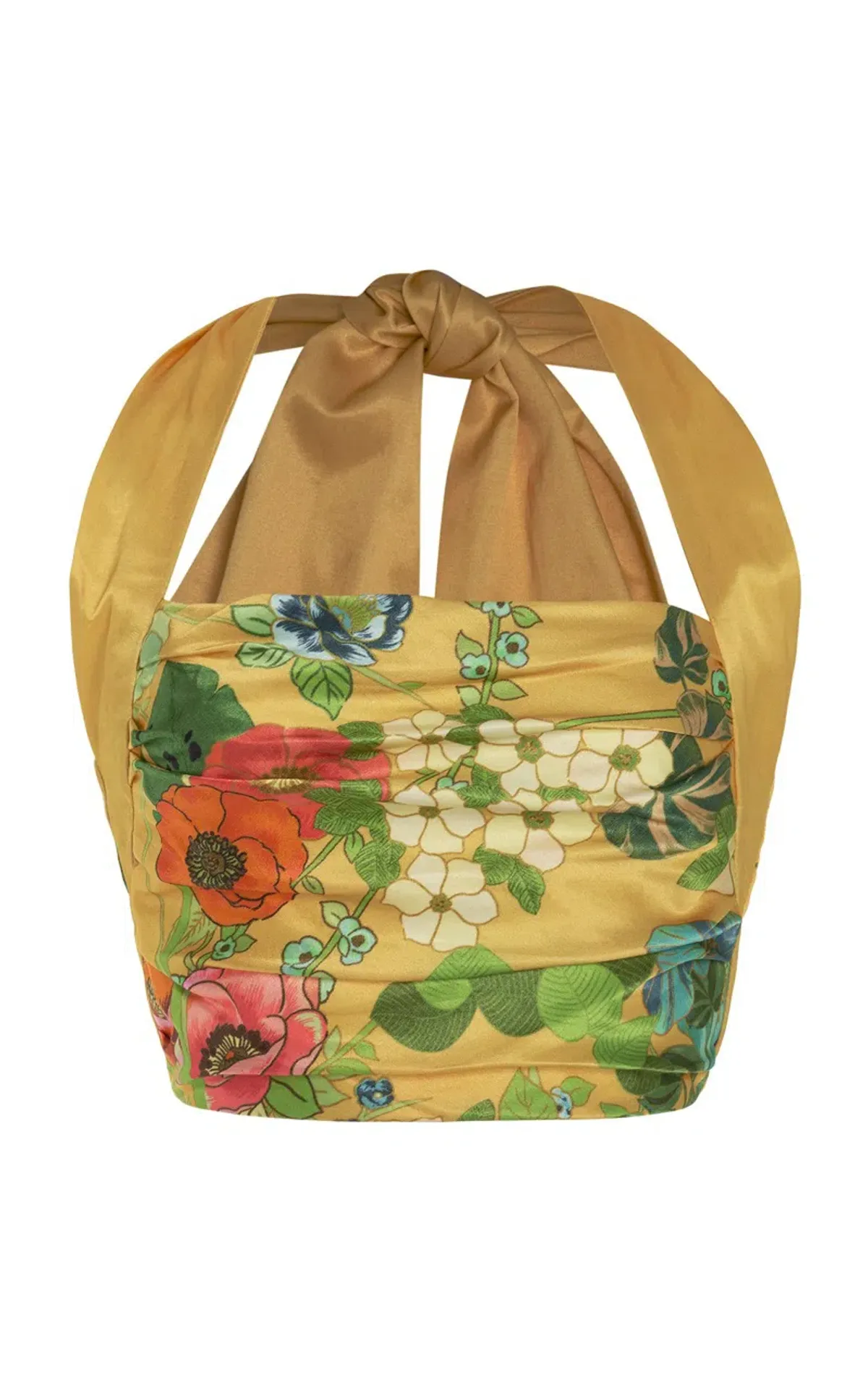 Alemais Cresida Halter Crop Top & Sarong Tie Midi Skirt Set Multi Size 10 - Image 4