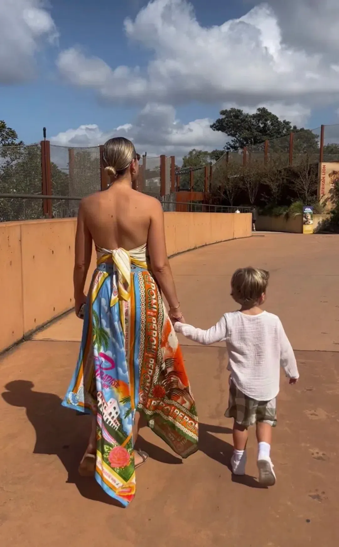 Alemais Samaki Scarf Top & Paradiso Silk Scarf Skirt Set Multi Size 10 AU for rent on The Volte - main image