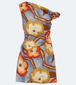 Sir The Label Avery Twist Mini Dress Camellia Floral Print Size 2 / AU 10 for rent on The Volte - image 4