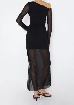 Bec & Bridge Fae Asym Long Sleeve Dress Black Size AU 6 for rent on The Volte - image 3