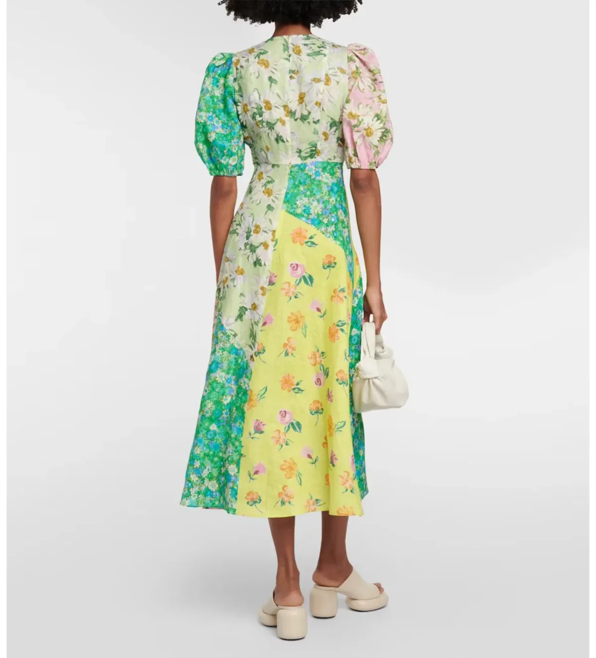 Alemais Kenzie Midi Dress Multi/Floral Size 16 - Image 3