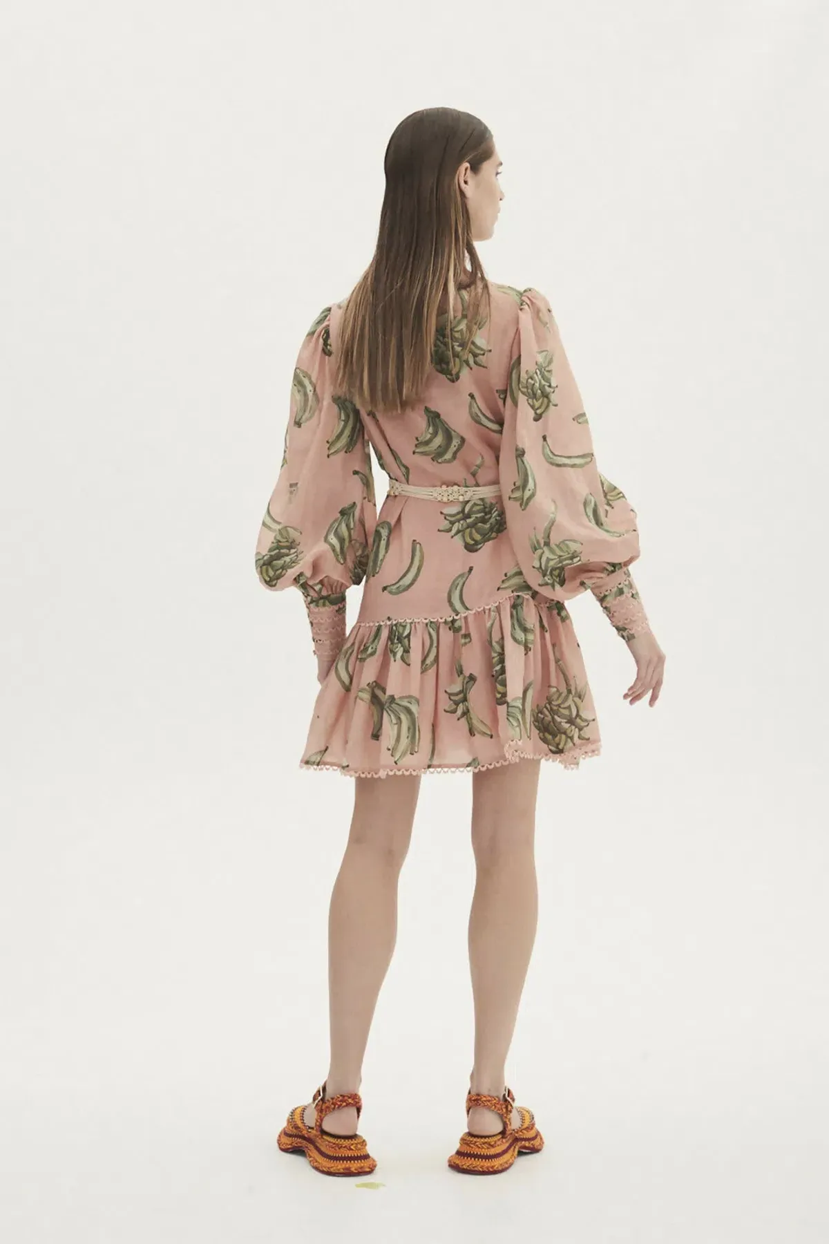 Alemais Bananarama Mini Dress Pink Size 10 - Image 3