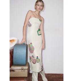 Alemais Chesca Midi Dress Print Size 16 for rent on The Volte - image 2