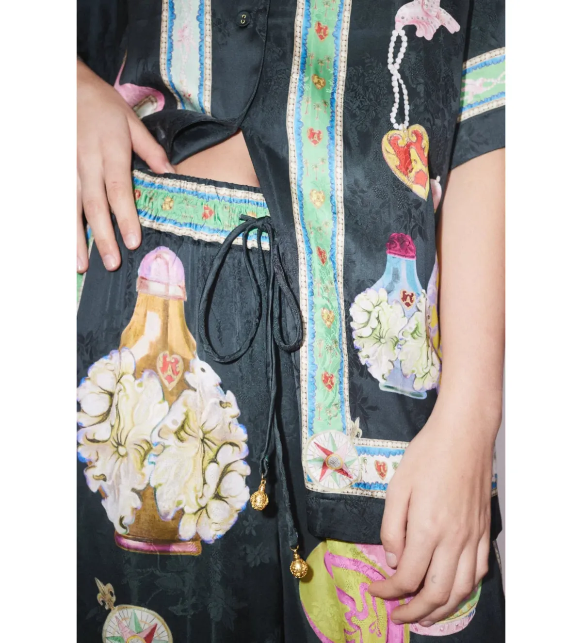 Alemais Royal Shirt and Pant Size 14 Set Print - Image 2