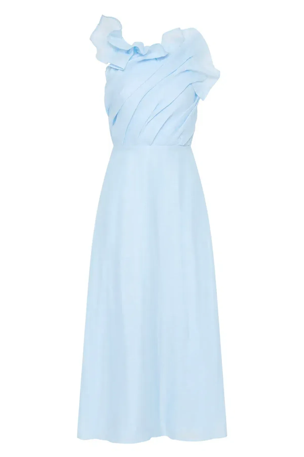 Aje Genesis Midi Dress Sea Breeze Size 8 - Image 6