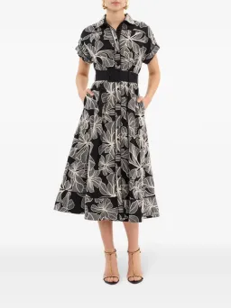 Rebecca Vallance Amira Short Sleeve Midi Dress Floral Size 18 for rent on The Volte - image 1