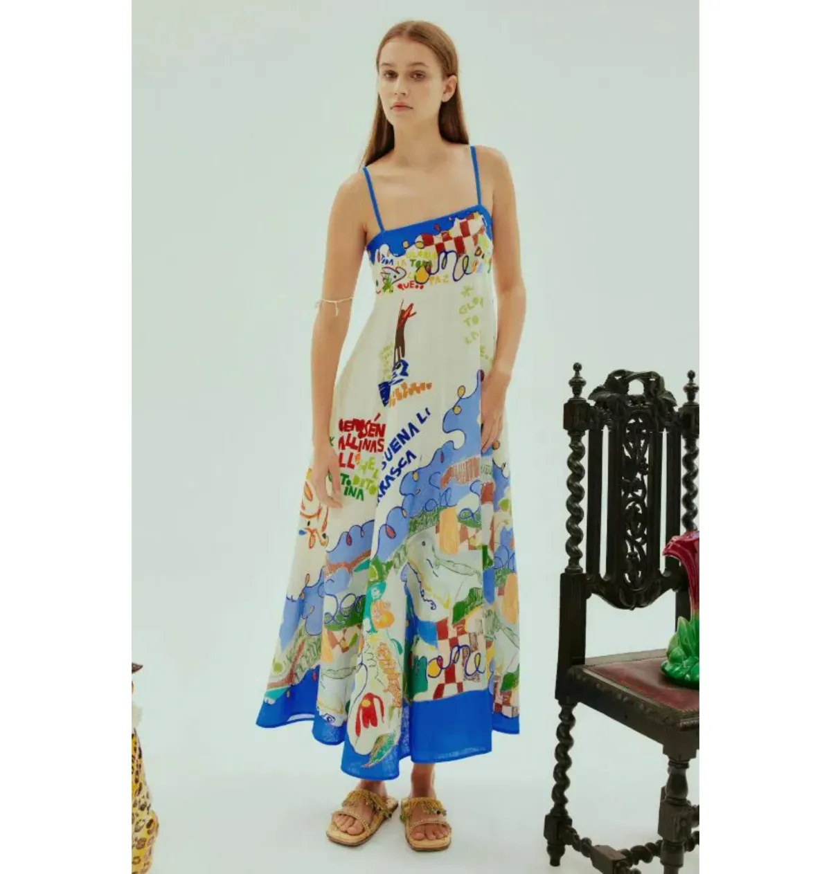 Alemais Nadia Sundress Multi Size AU 6 - Image 1