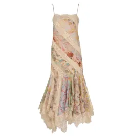 Zimmermann Eden Spliced Slip Dress in Spliced Eden Size 0 / AU 8 for rent on The Volte - image 4