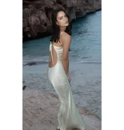 Bec & Bridge Cedar City Maxi Dress Ice Yellow Size AU 8 for rent on The Volte - image 4