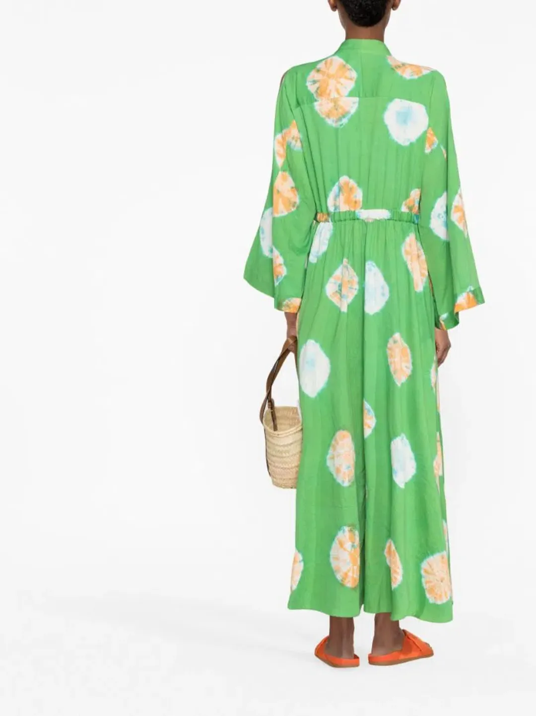 Alemais Sutton Tie Dye Maxi Pool Dress Green Size 8 for rent on The Volte - main image