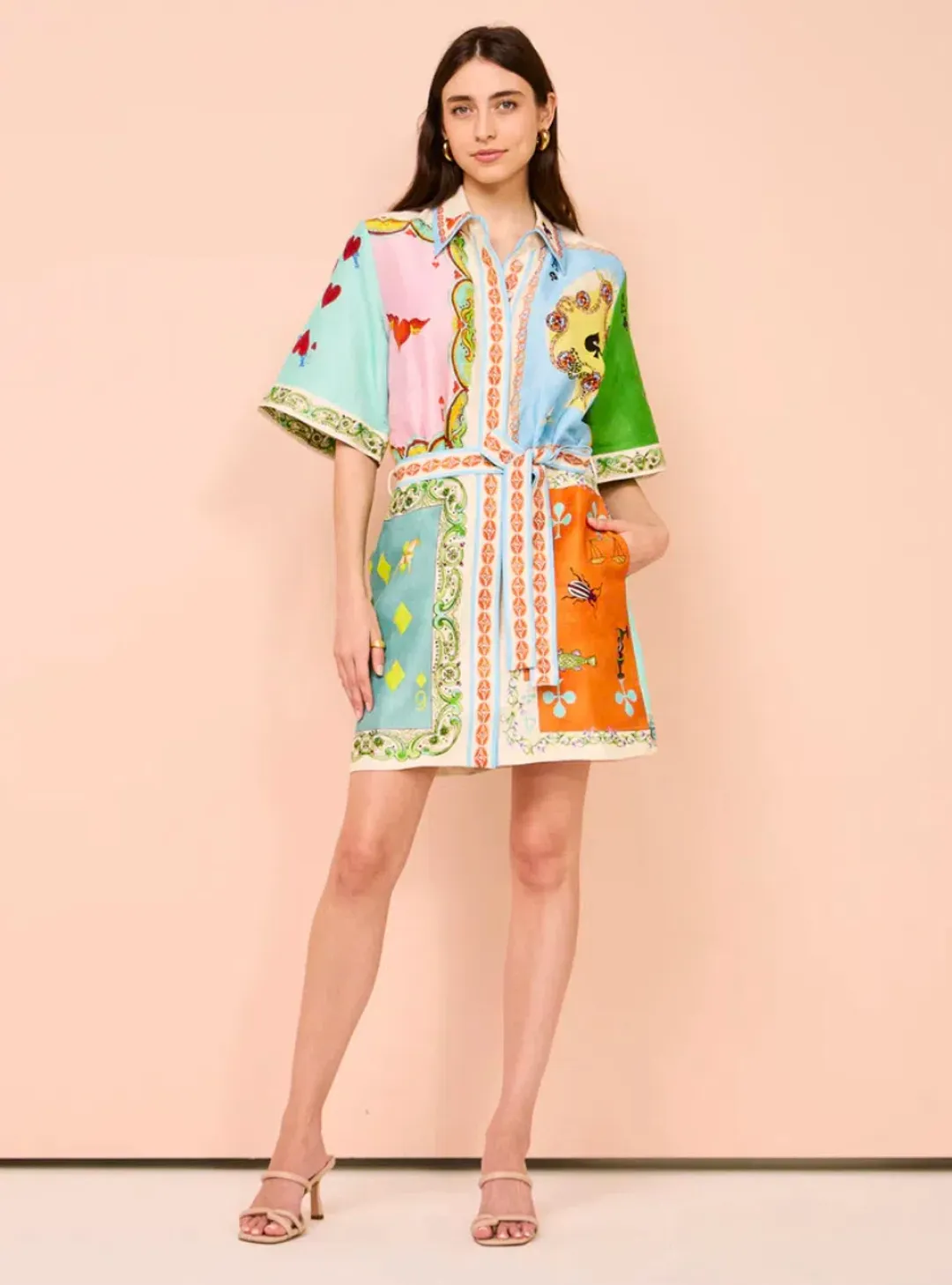 Alemais Rummy Mini Dress Multi Size 8 for rent on The Volte - main image