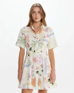 JAG Winona Flaneuse Corset Dress Print Size 6 for rent on The Volte - image 2