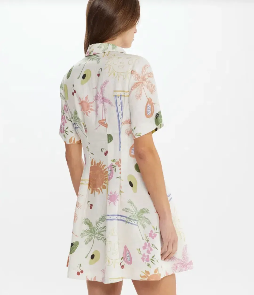 JAG Winona Flaneuse Corset Dress Print Size 6 for rent on The Volte - main image