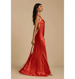 Arcina Ori Monique Dress in Rust Size Small / AU 8 for rent on The Volte - image 2