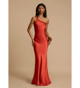 Arcina Ori Monique Dress in Rust Size AU 8 for rent on The Volte - image 1