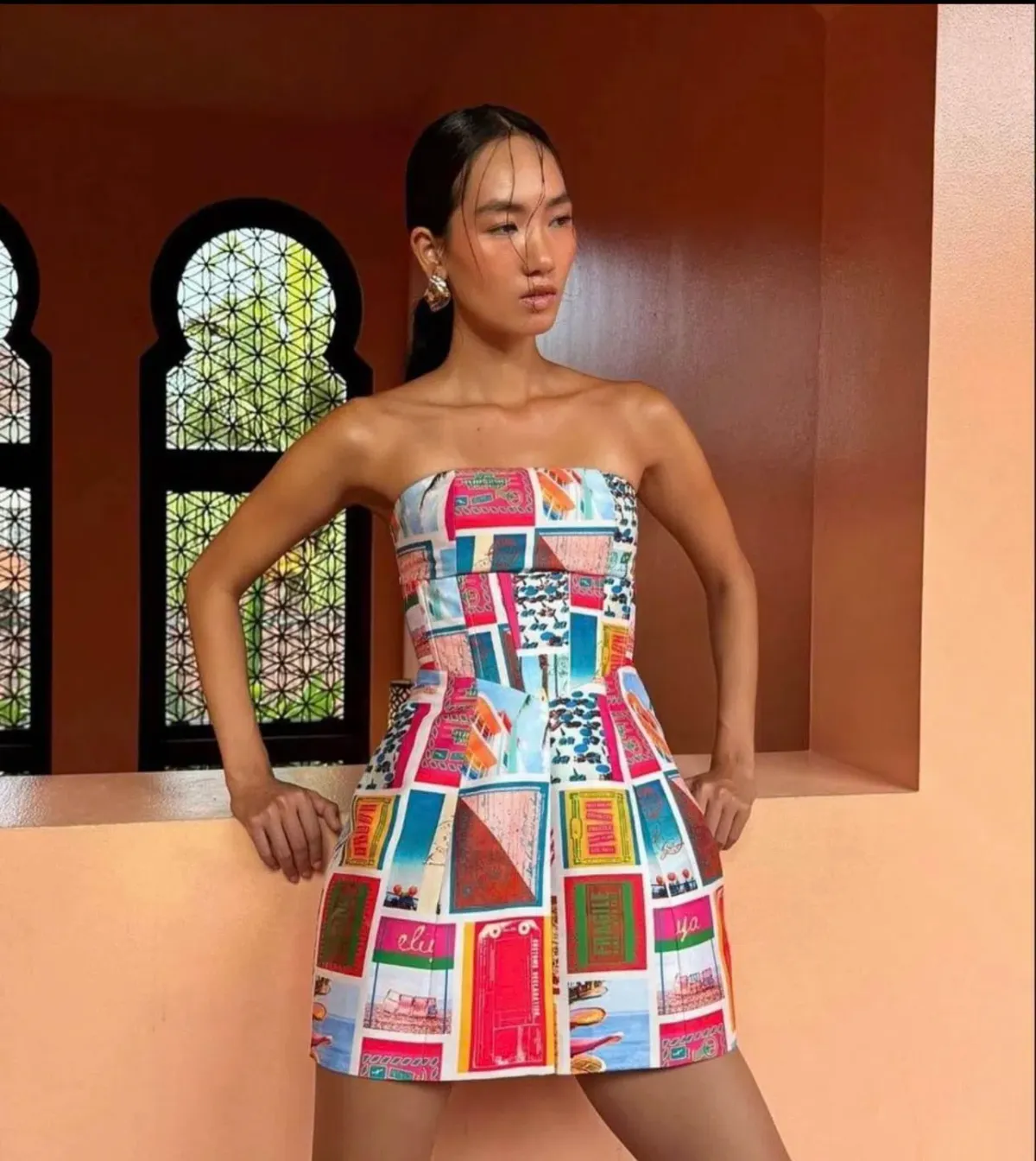 Eliya The Label Messina Dress Multi Size AU 8 - Image 4