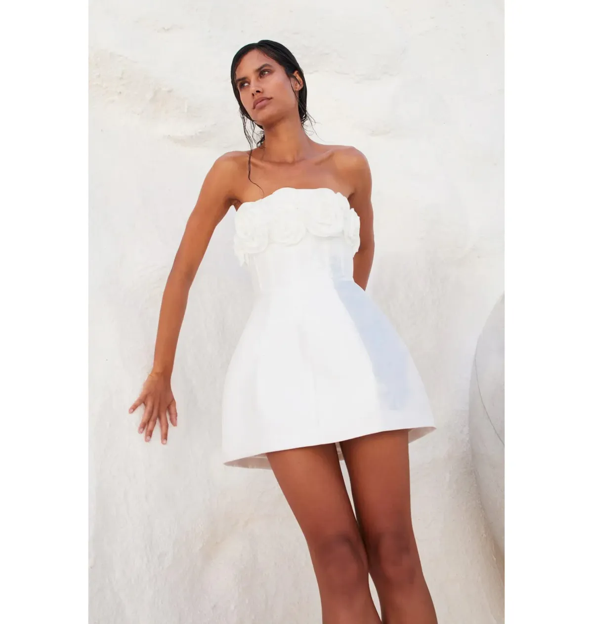 Eliya The Label Tehanni Dress in White Size AU 8 - Image 4