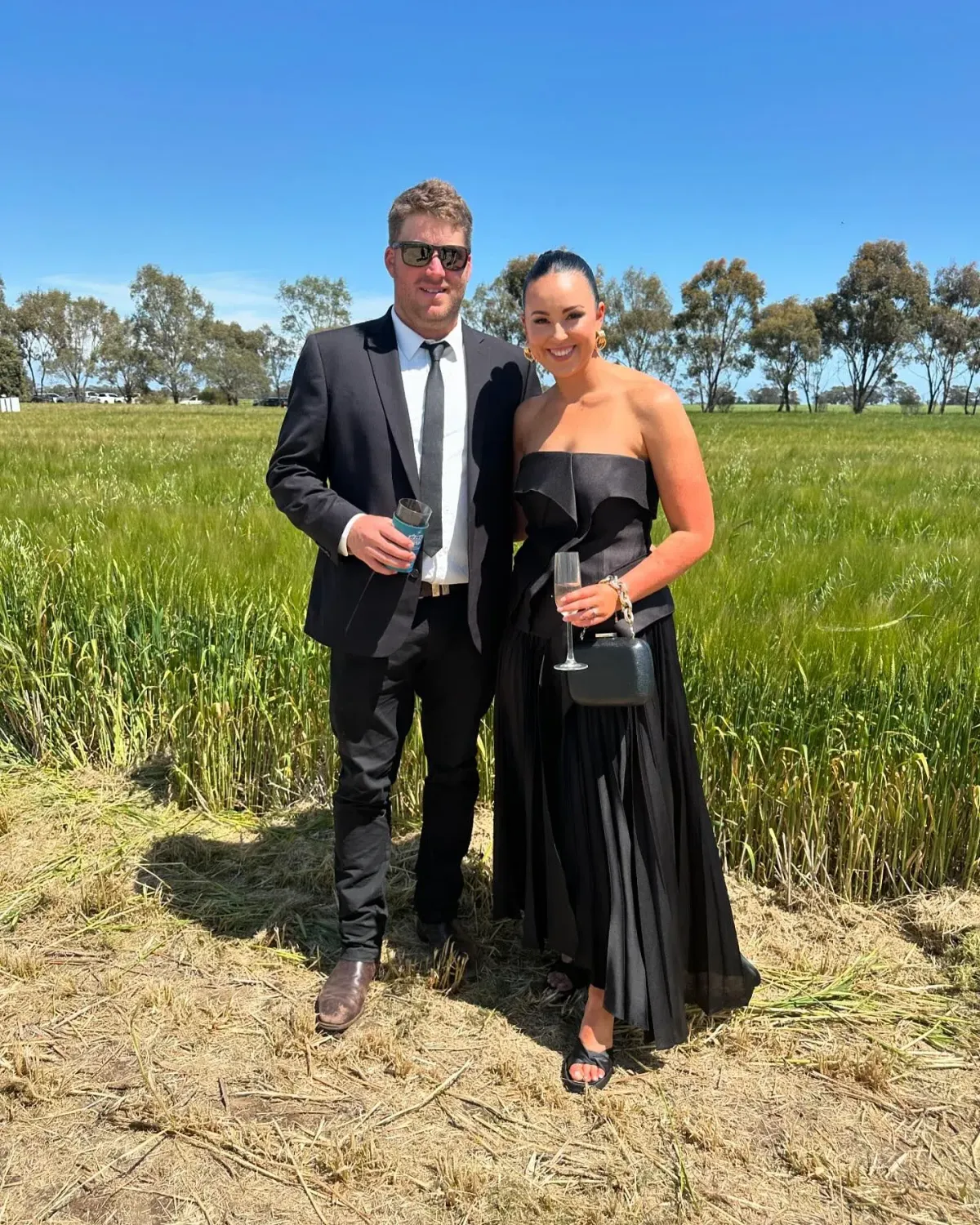 Acler Hammil Midi Dress Black Size 12 - Image 4